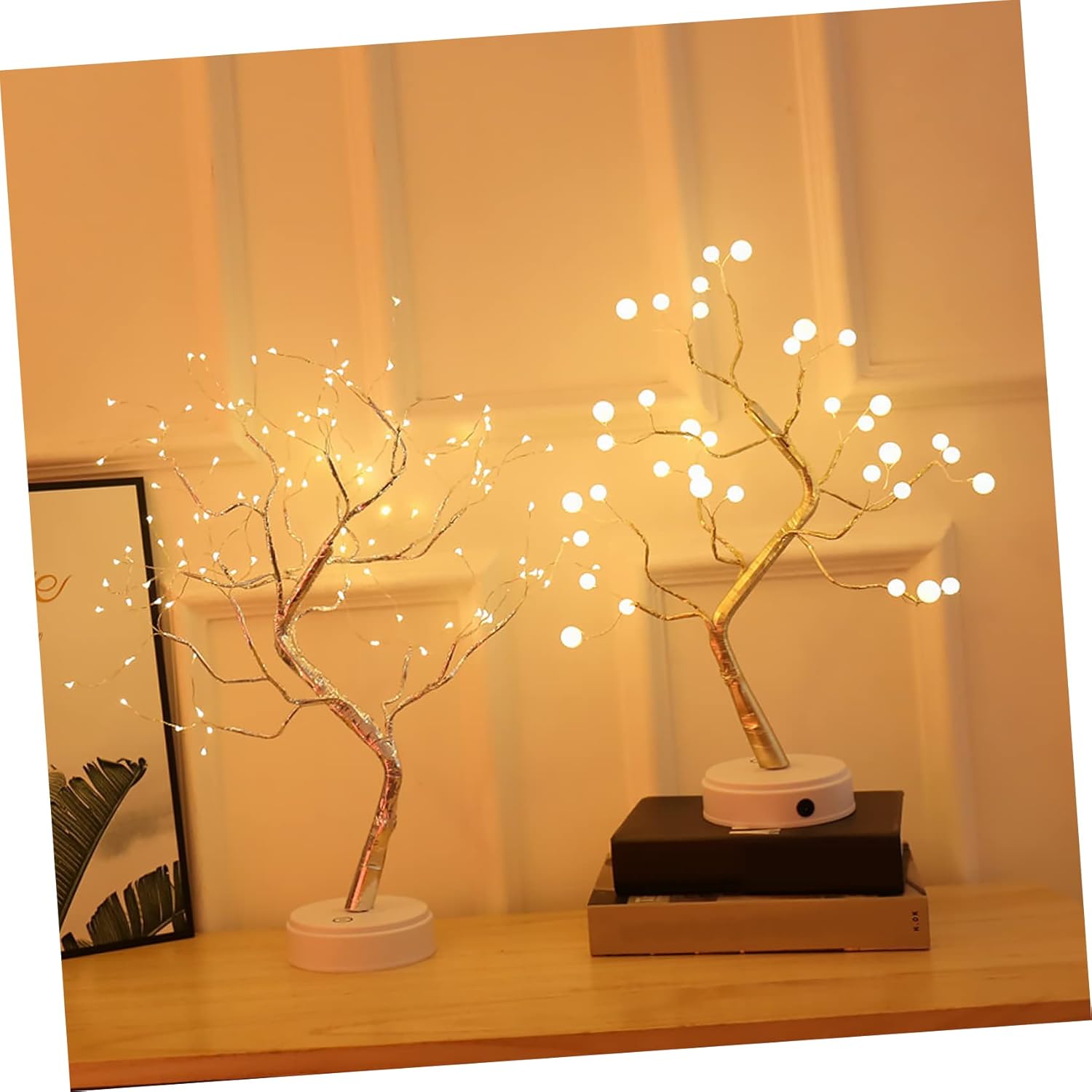 Luz árbol con alambre de cobre LED con ENVÍO GRATIS ⭐⭐⭐⭐⭐