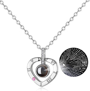2 x 1 Collar con texto en inglés "I Love You" en 100 idiomas con ENVÍO GRATIS ⭐⭐⭐⭐⭐