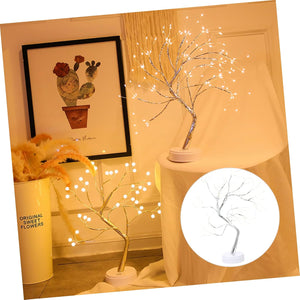 Luz árbol con alambre de cobre LED con ENVÍO GRATIS ⭐⭐⭐⭐⭐