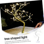 Luz árbol con alambre de cobre LED con ENVÍO GRATIS ⭐⭐⭐⭐⭐