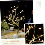 Luz árbol con alambre de cobre LED con ENVÍO GRATIS ⭐⭐⭐⭐⭐