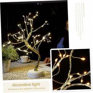 Luz árbol con alambre de cobre LED con ENVÍO GRATIS ⭐⭐⭐⭐⭐