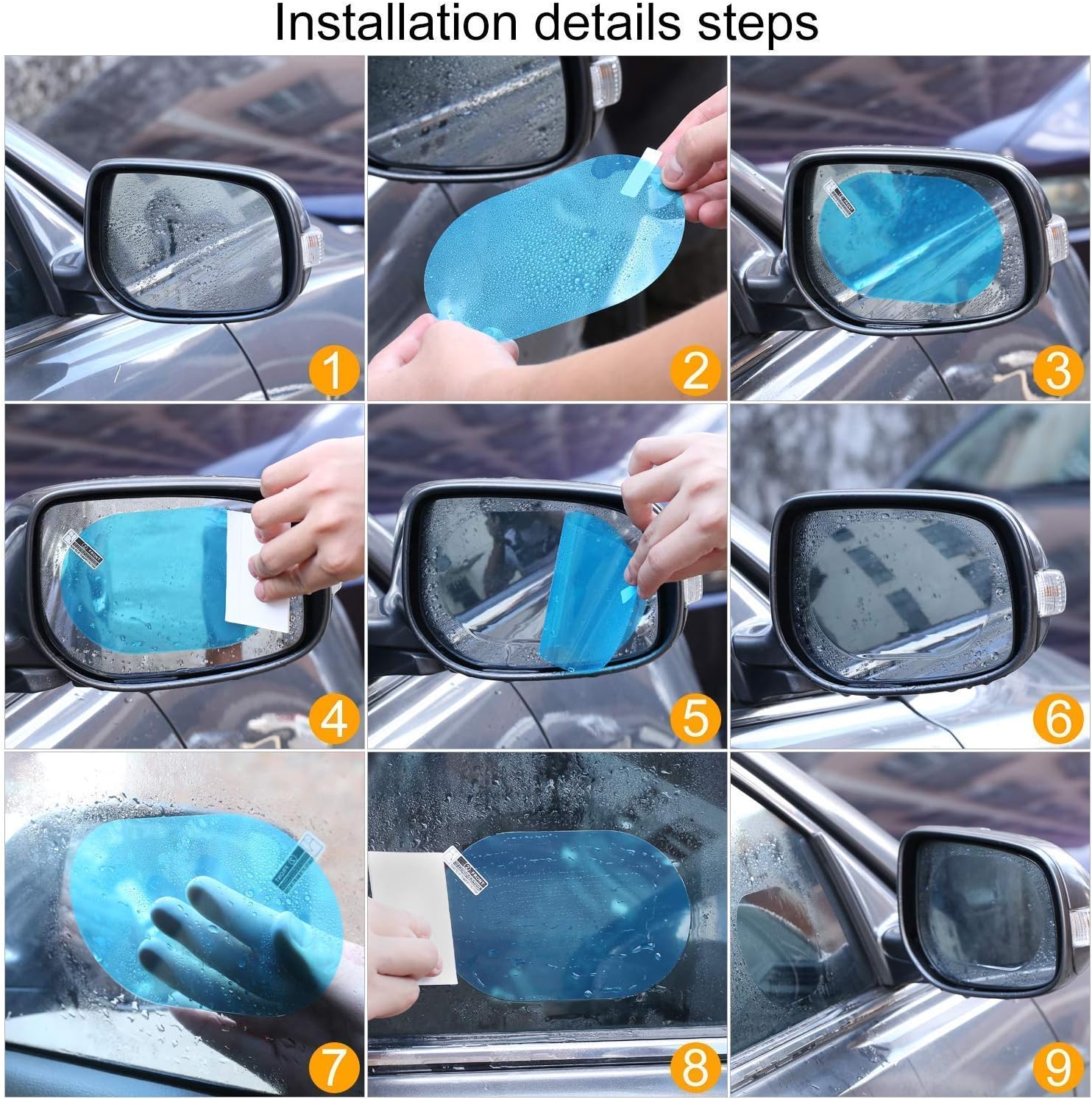 4 x 1 protector/ retrovisor para la lluvia con ENVÍO GRATIS ⭐⭐⭐⭐⭐