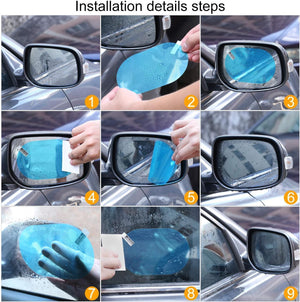 4 x 1 protector/ retrovisor para la lluvia con ENVÍO GRATIS ⭐⭐⭐⭐⭐