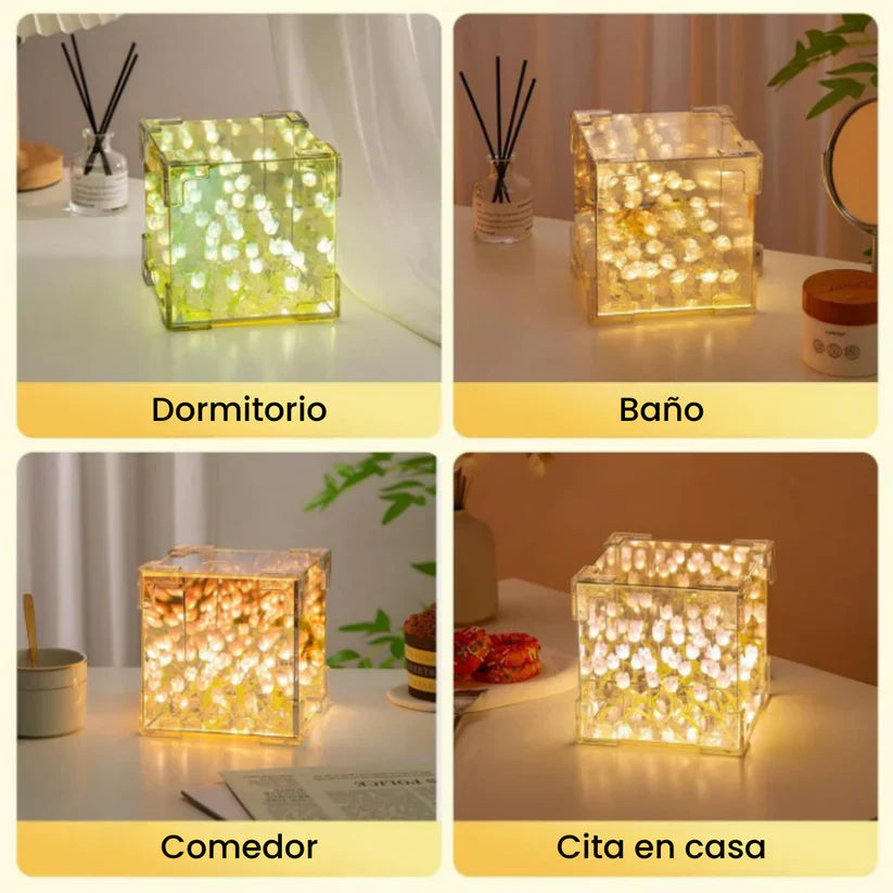 CUBO MÁGICO DE TULIPANES INFINITOS + ENVIO GRATIS