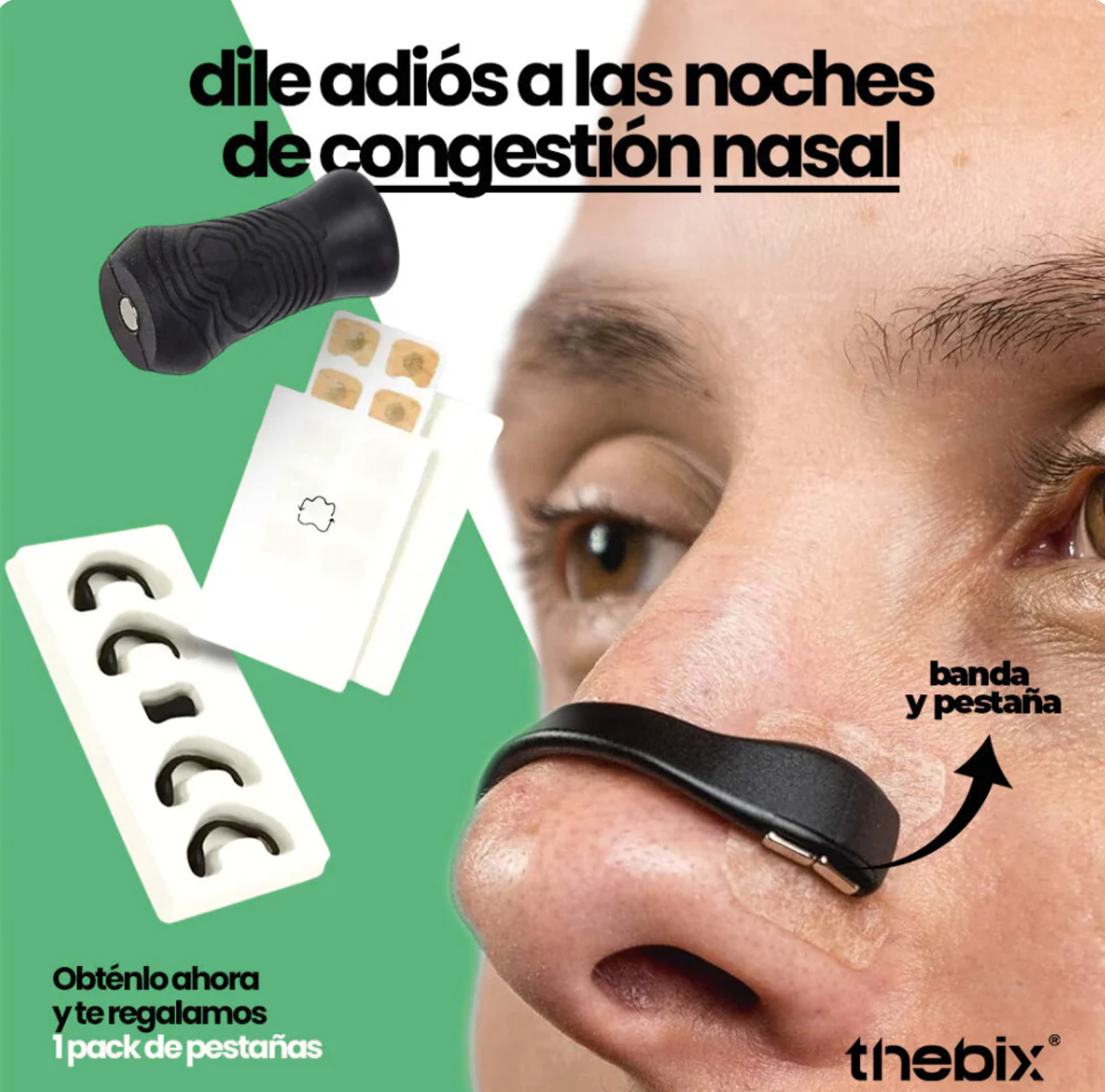 DILATADOR NASAL MAGNETICO ANTIRONQUIDOS + ENVIO GRATIS