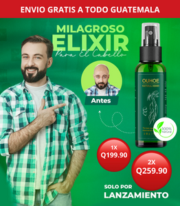 Elixir Capilar para Crecimiento y Control de Caida de Cabello