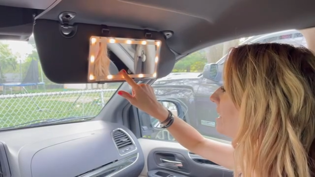 ESPEJO LED PORTÁTIL PARA AUTOS CON ENVÍO GRATIS ⭐⭐⭐⭐⭐
